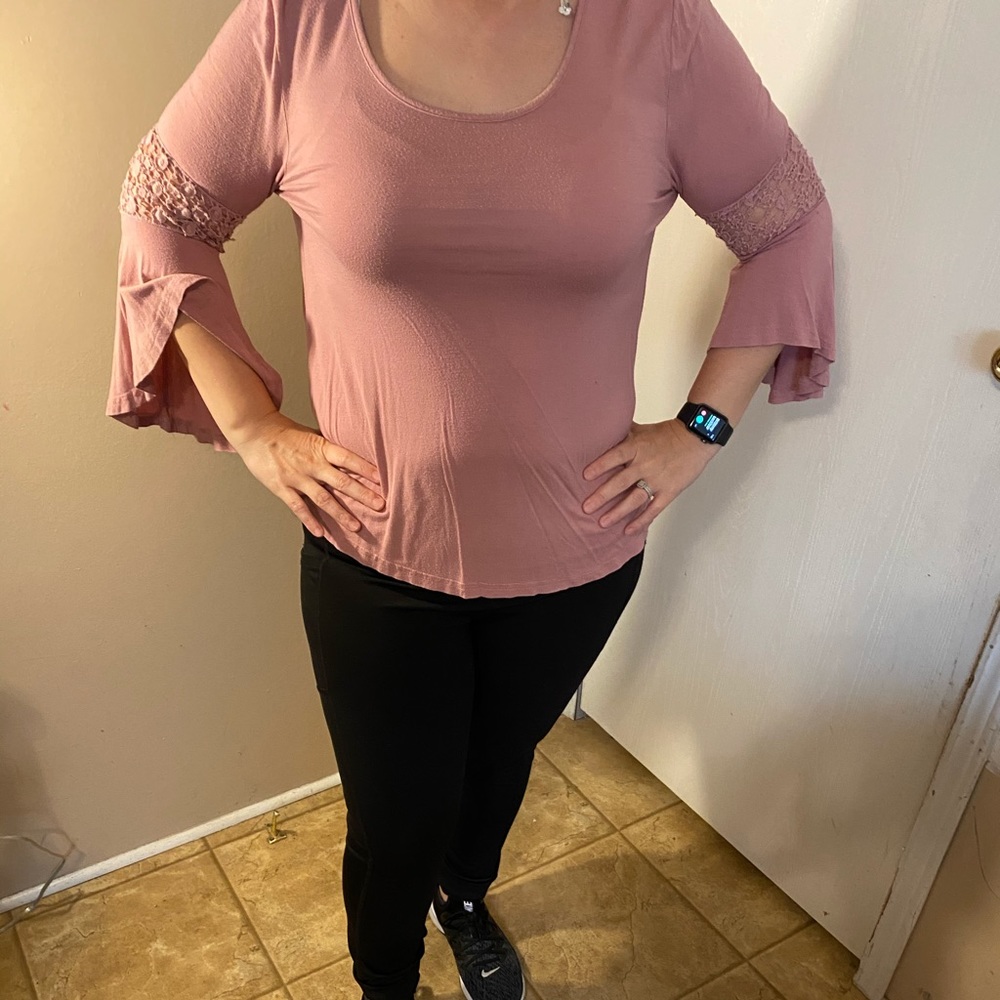 Pink blouse